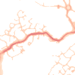 Daytime road noise heatmap for CB23 5EJ