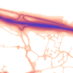 Daytime road noise heatmap for CB23 5HZ