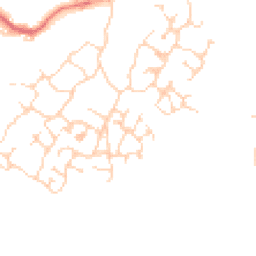 Daytime road noise heatmap for CB23 5JA