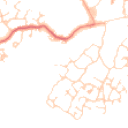 Daytime road noise heatmap for CB23 5JQ