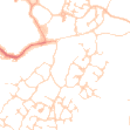 Daytime road noise heatmap for CB23 6AN