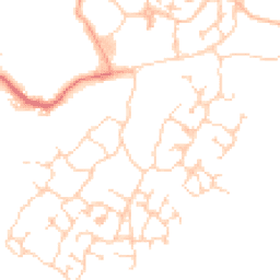 Daytime road noise heatmap for CB23 6AQ