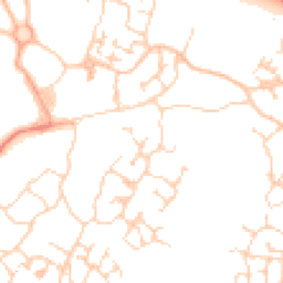 Daytime road noise heatmap for CB23 6BA