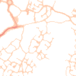 Daytime road noise heatmap for CB23 6BB