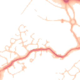 Daytime road noise heatmap for CB23 6BX