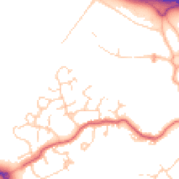 Daytime road noise heatmap for CB23 6BY