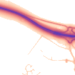Daytime road noise heatmap for CB23 6EF