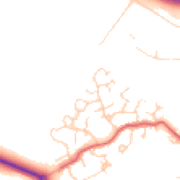 Daytime road noise heatmap for CB23 6ET