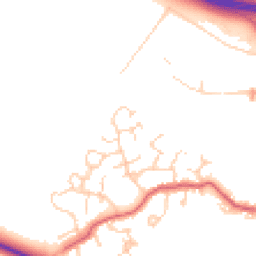 Daytime road noise heatmap for CB23 6EU