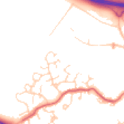 Daytime road noise heatmap for CB23 6EW