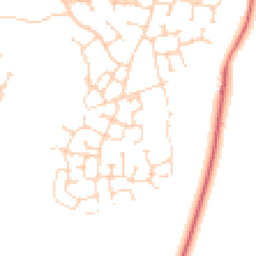 Daytime road noise heatmap for CB23 6FW
