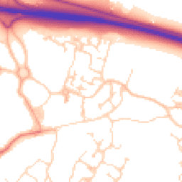 Daytime road noise heatmap for CB23 6FY