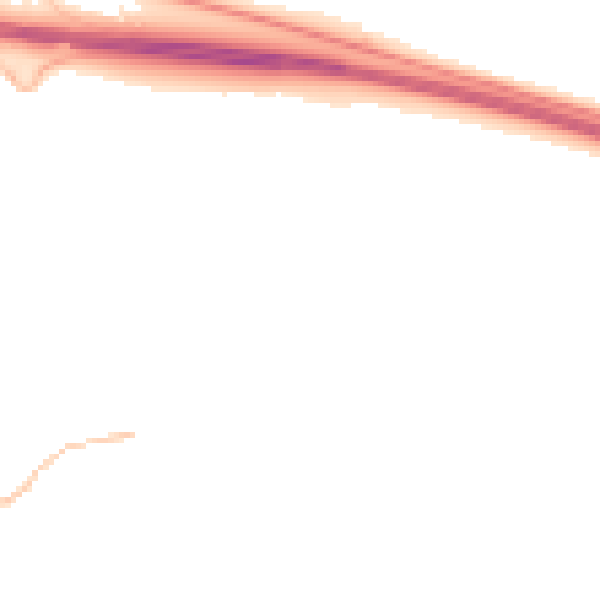 Night-time road noise heatmap for CB23 6FY