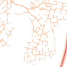 Daytime road noise heatmap for CB23 6HT
