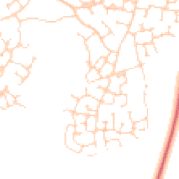 Daytime road noise heatmap for CB23 6JU
