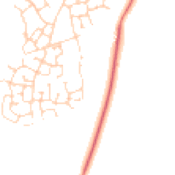 Daytime road noise heatmap for CB23 6LF