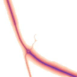Daytime road noise heatmap for CB23 6LL