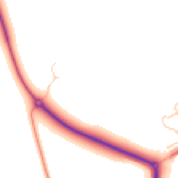 Daytime road noise heatmap for CB23 6LN