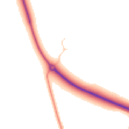 Daytime road noise heatmap for CB23 6LW