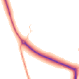 Daytime road noise heatmap for CB23 6LY