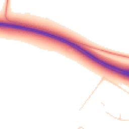 Daytime road noise heatmap for CB23 6ND