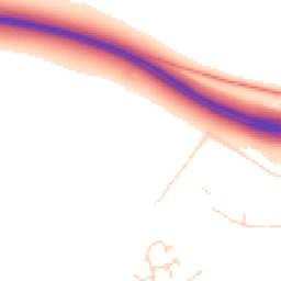 Daytime road noise heatmap for CB23 6NH