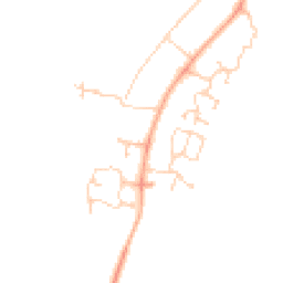 Daytime road noise heatmap for CB23 7AA