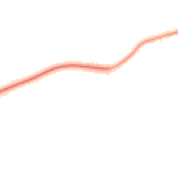 Night-time road noise heatmap for CB23 7AG