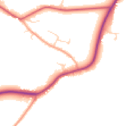 Daytime road noise heatmap for CB23 7AQ