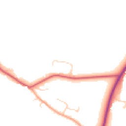 Daytime road noise heatmap for CB23 7AZ