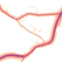 Daytime road noise heatmap for CB23 7BG