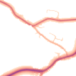 Daytime road noise heatmap for CB23 7BH