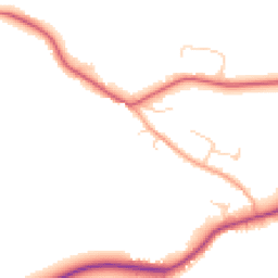 Daytime road noise heatmap for CB23 7BJ