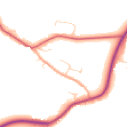 Daytime road noise heatmap for CB23 7BL