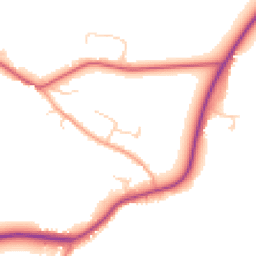 Daytime road noise heatmap for CB23 7BQ