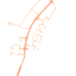 Daytime road noise heatmap for CB23 7BX