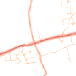 Daytime road noise heatmap for CB23 7BZ