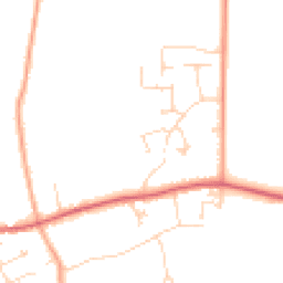 Daytime road noise heatmap for CB23 7DB