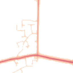 Daytime road noise heatmap for CB23 7DG
