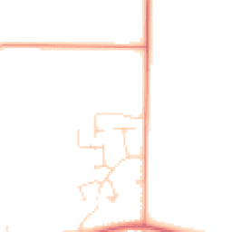 Daytime road noise heatmap for CB23 7DL