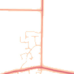 Daytime road noise heatmap for CB23 7DW
