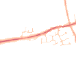 Daytime road noise heatmap for CB23 7DX