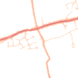 Daytime road noise heatmap for CB23 7EA