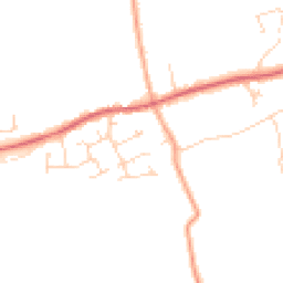 Daytime road noise heatmap for CB23 7EL