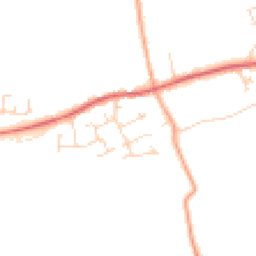 Daytime road noise heatmap for CB23 7EQ