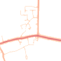 Daytime road noise heatmap for CB23 7ES