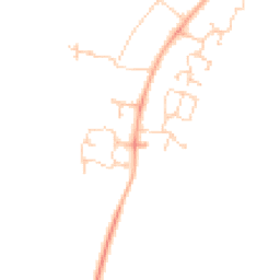 Daytime road noise heatmap for CB23 7EZ