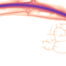 Daytime road noise heatmap for CB23 7FP