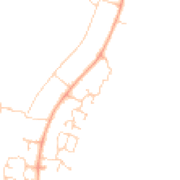 Daytime road noise heatmap for CB23 7GD