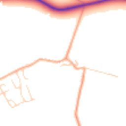 Daytime road noise heatmap for CB23 7GX